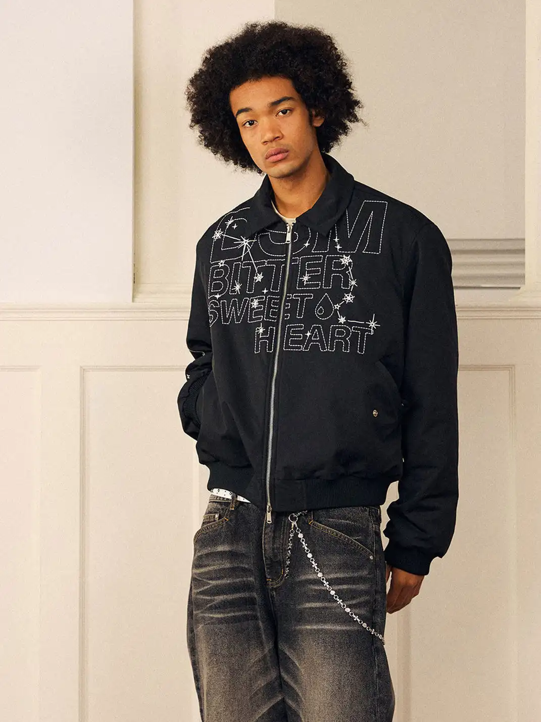 DONSMOKE | DSM Zodiac Embroidered Flight Jacket