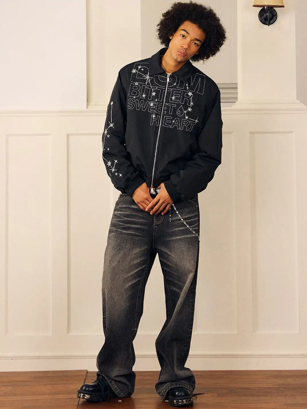 DONSMOKE | DSM Zodiac Embroidered Flight Jacket
