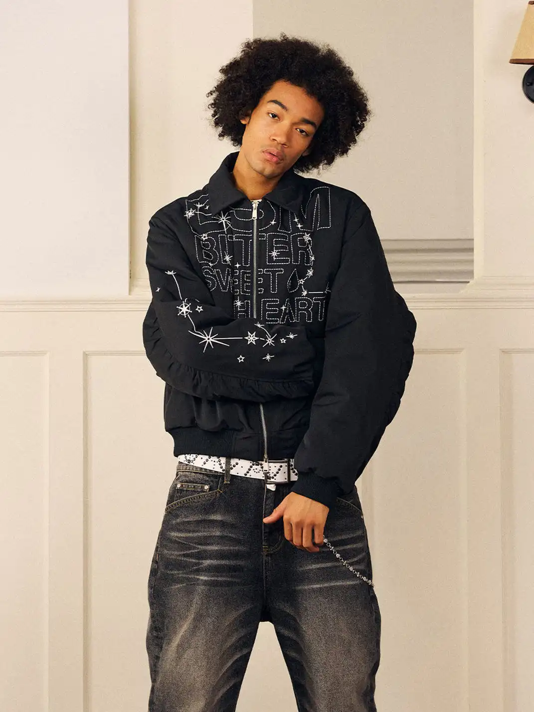 DONSMOKE | DSM Zodiac Embroidered Flight Jacket