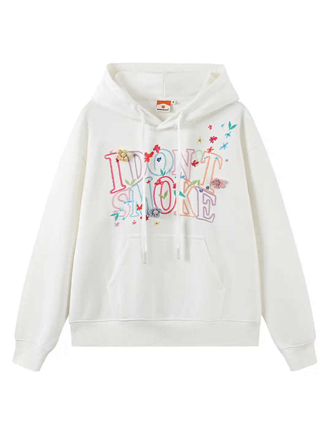 DONSMOKE | Colorful Letter Print Hoodie