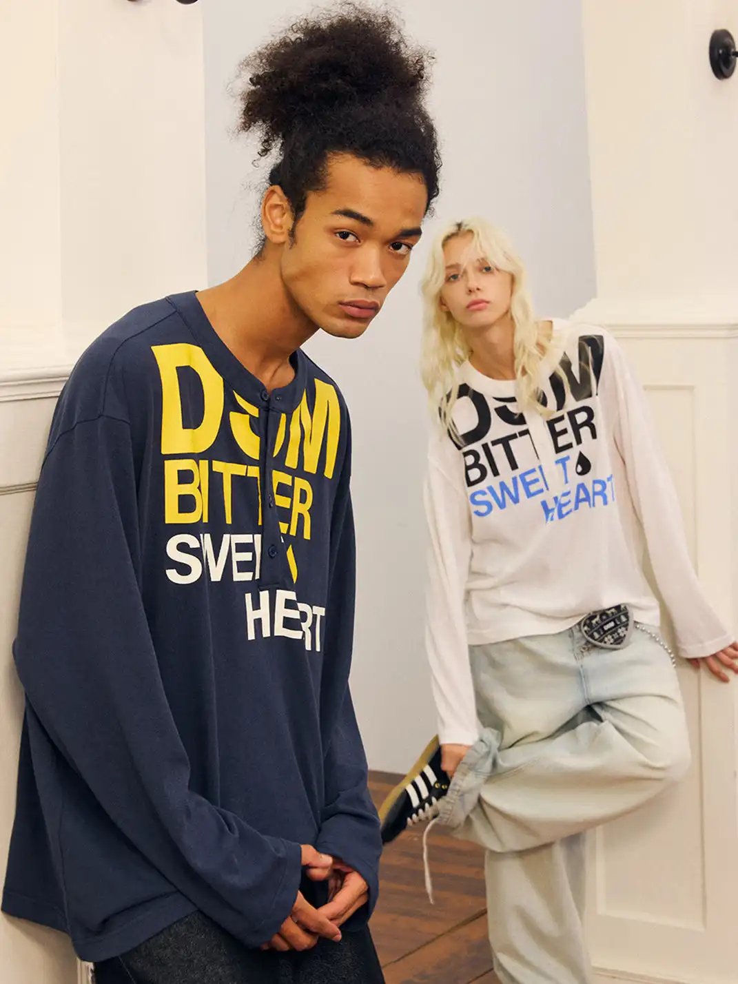 DONSMOKE | Suffering Sweetheart Letter Print Top