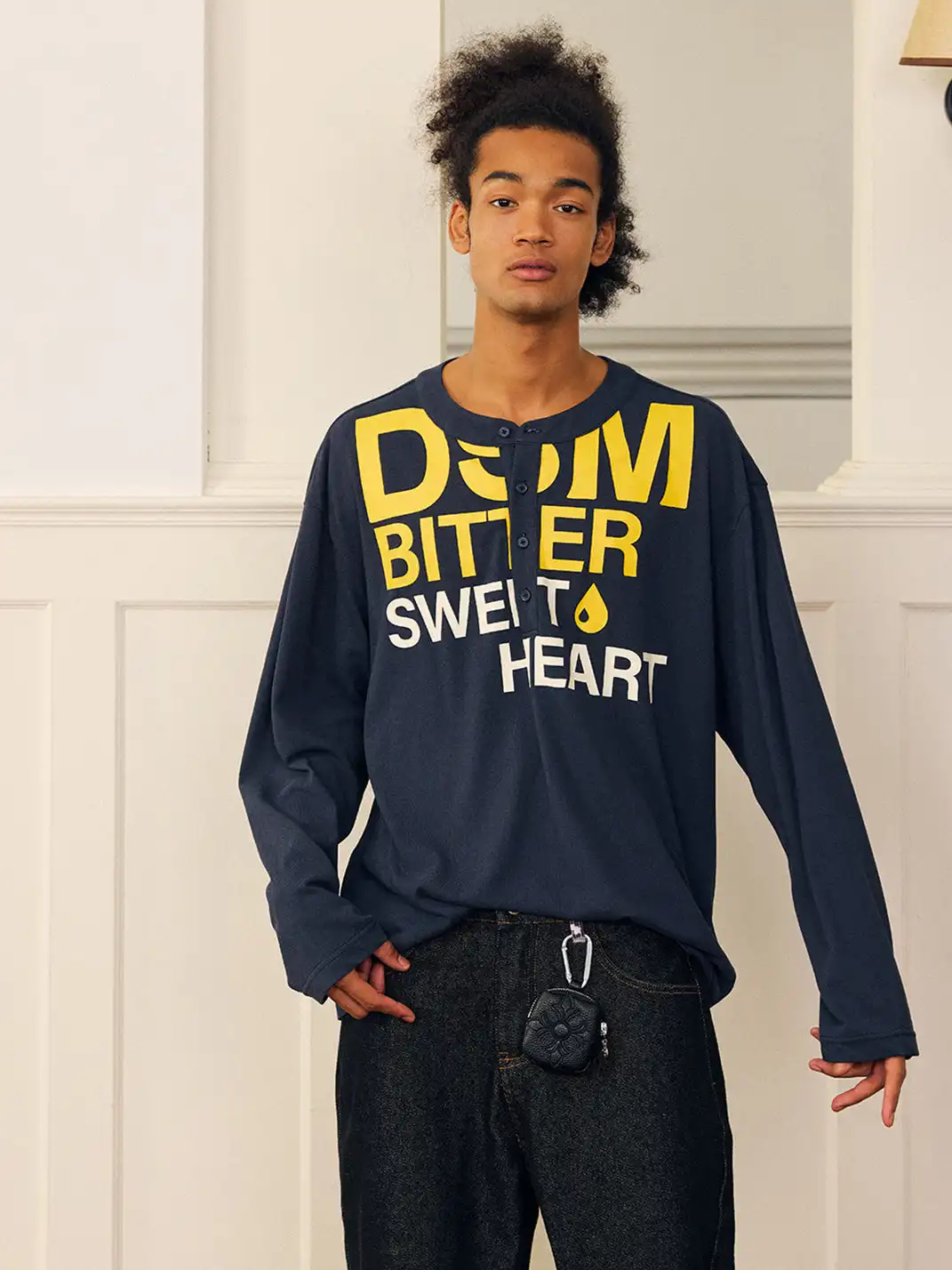 DONSMOKE | Suffering Sweetheart Letter Print Top
