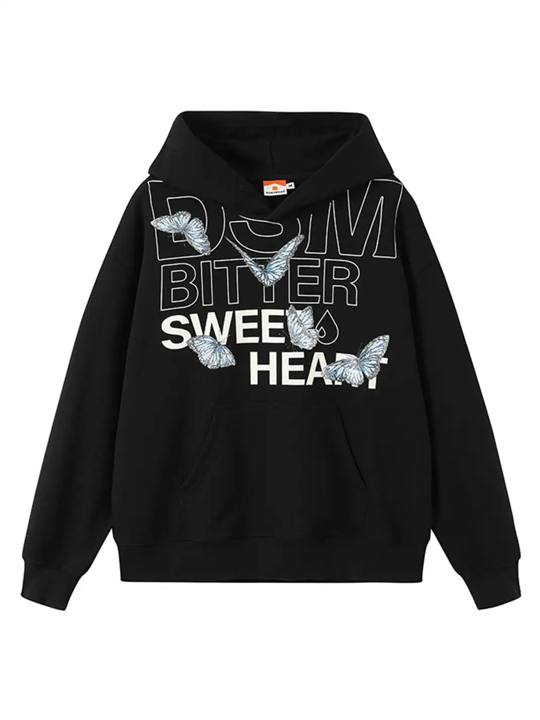 DONSMOKE | Drop-Shoulder Butterfly Sweatshirt