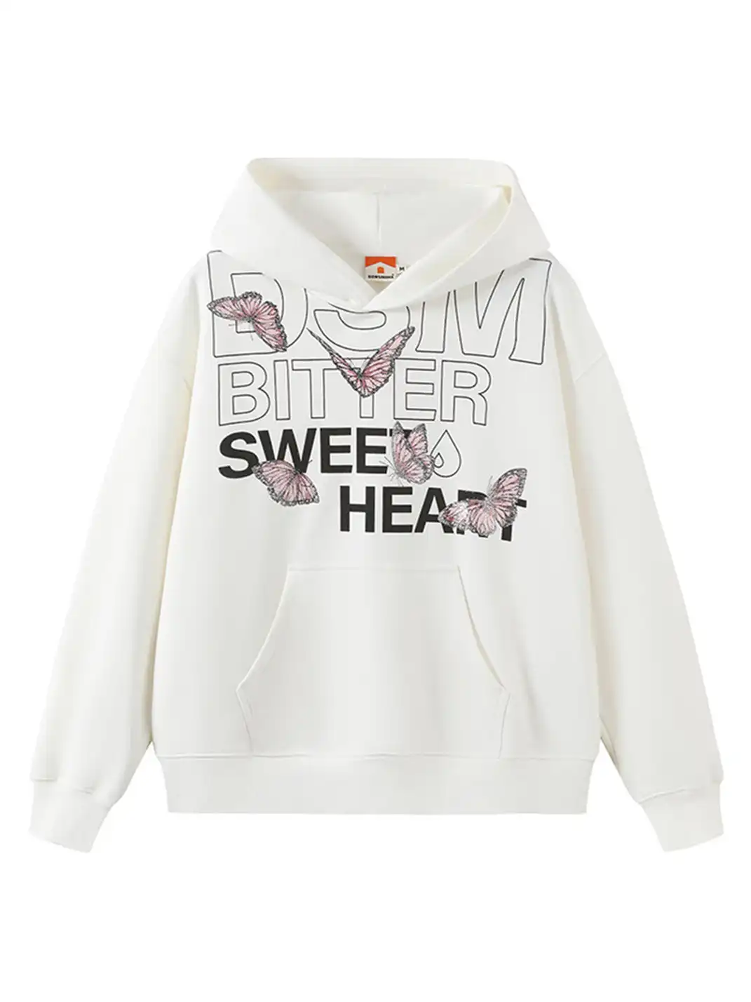 DONSMOKE | Drop-Shoulder Butterfly Sweatshirt