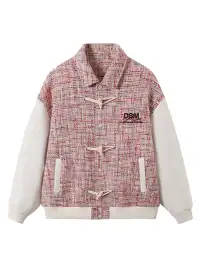 DONSMOKE | Horn-Buttoned Colorful Yarn Jacket