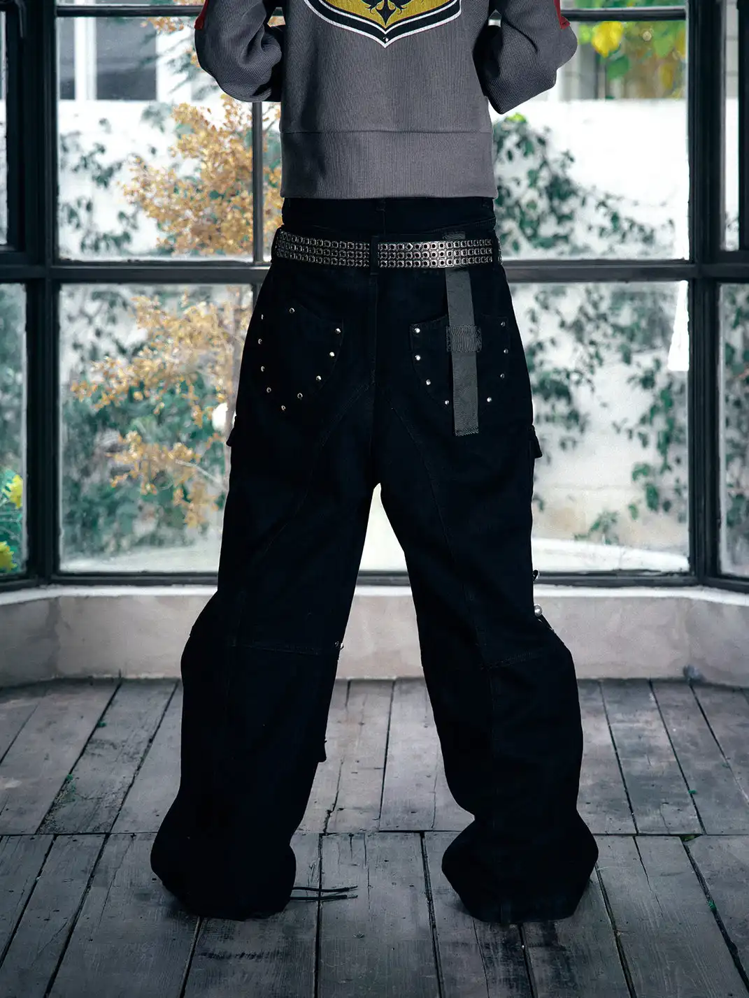 PAIKI | Studded Work Pants