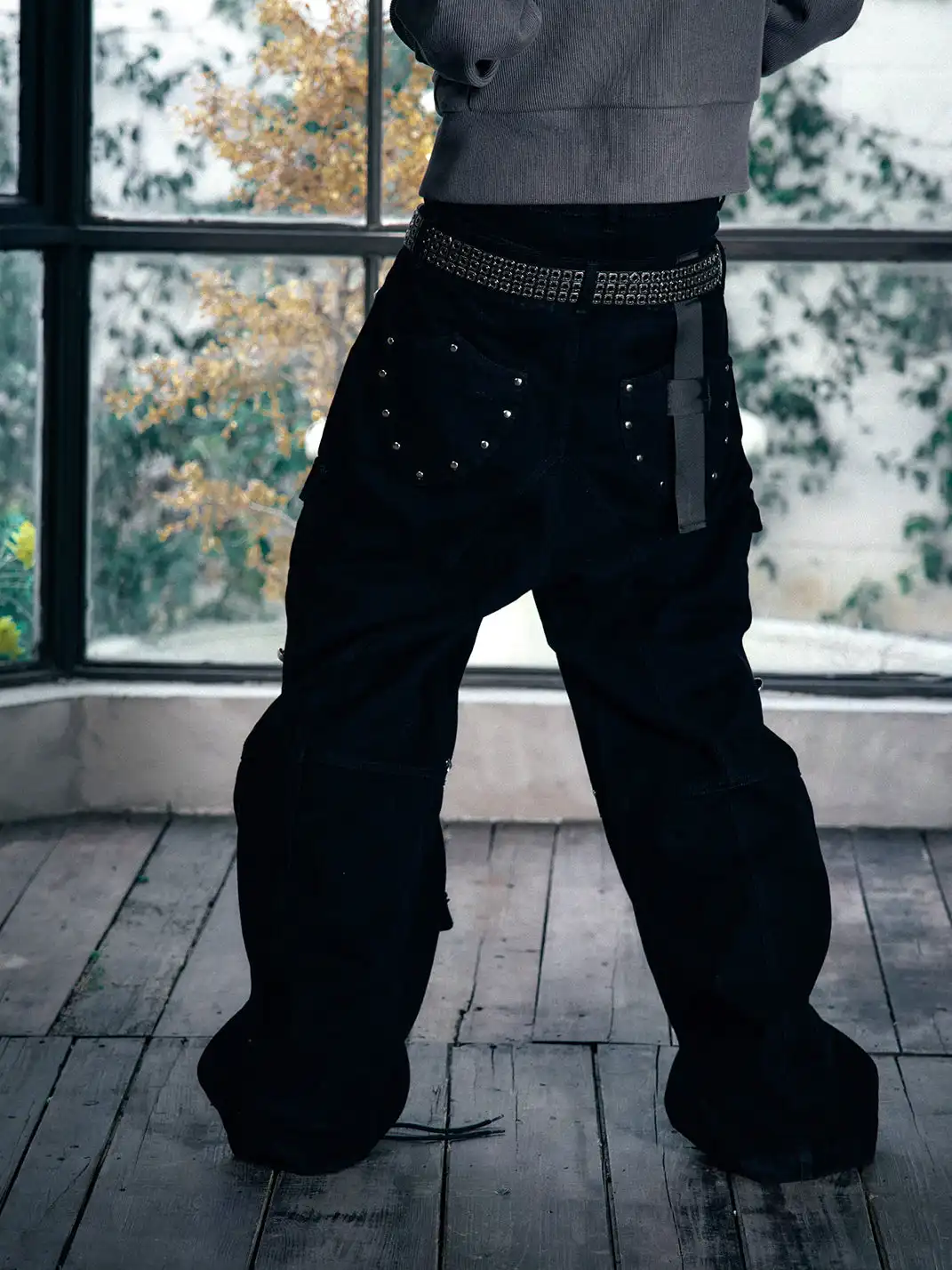 PAIKI | Studded Work Pants