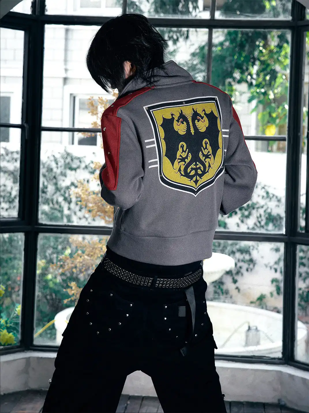 PAIKI | Stand-Up Collar Fleece-Lined Sweatshirt