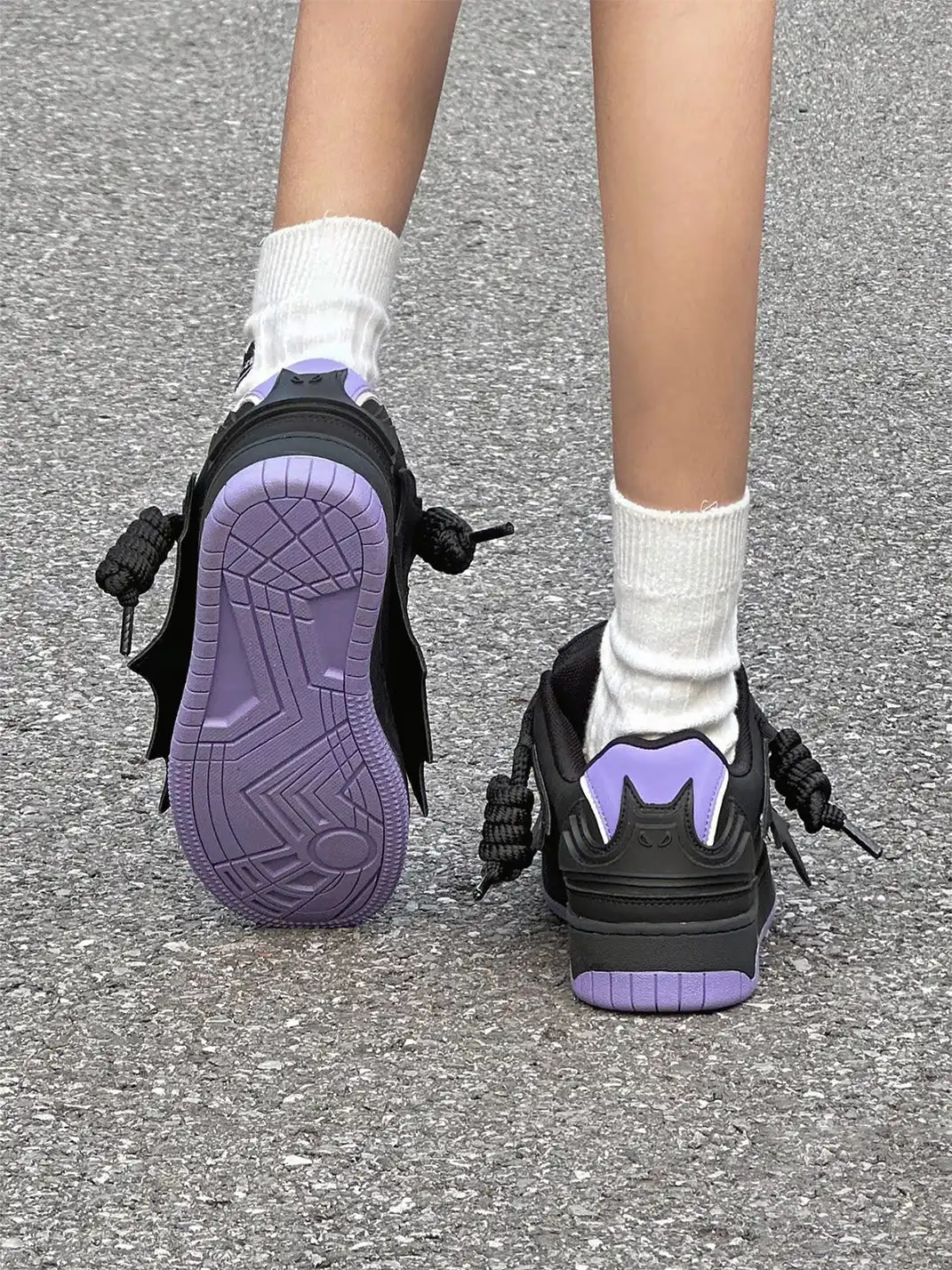MQMS | Bat Series Platform Shoes-Purple