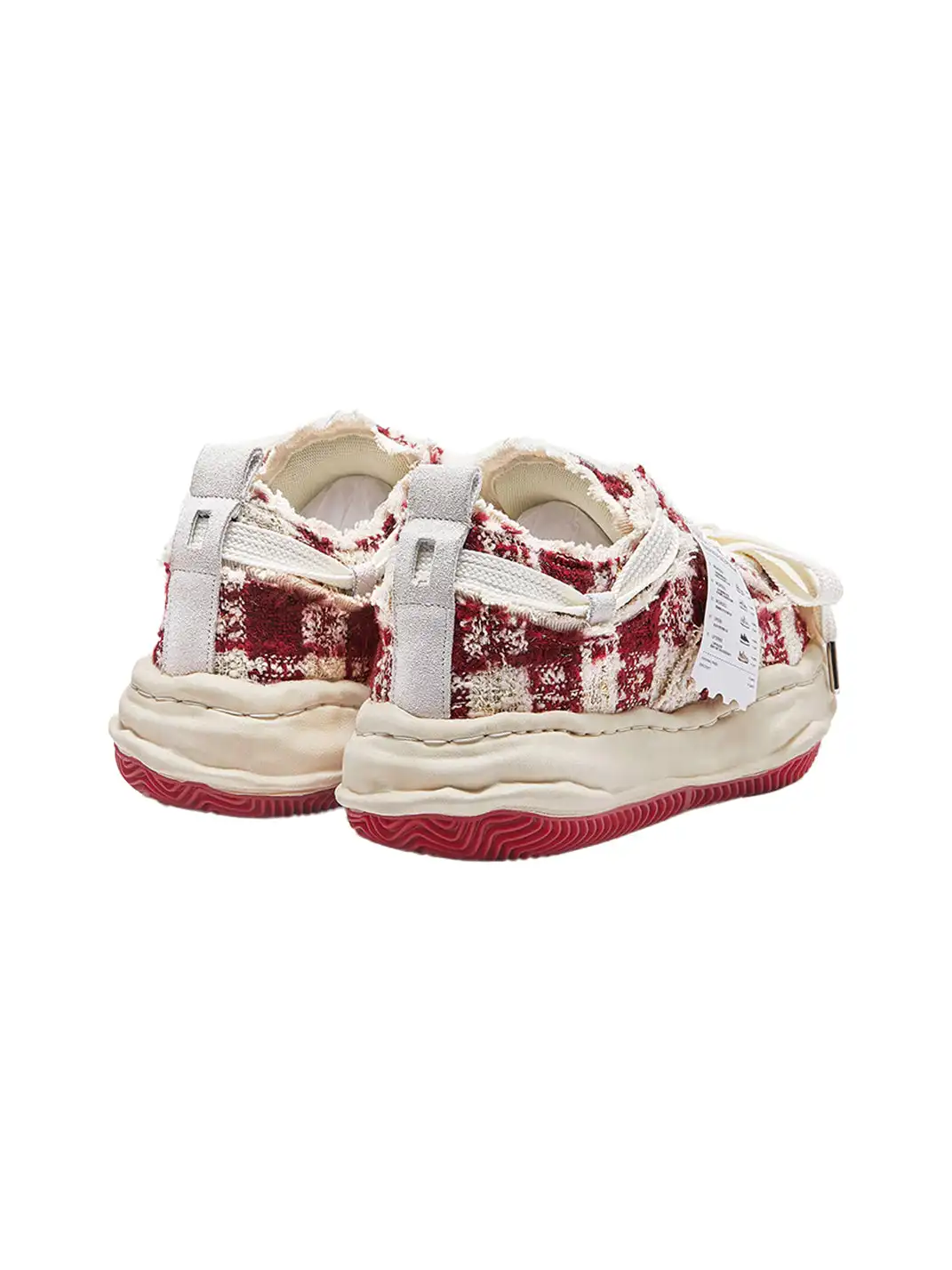 MQMS | Dissolved Streamline Shoe Sole Plate Shoes-Red