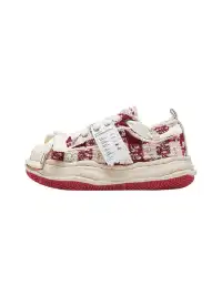 MQMS | Dissolved Streamline Shoe Sole Plate Shoes-Red