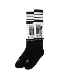 FULLTIDE | 2-Pack Barcode Knitted Patchwork Socks