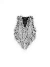 FULLTIDE | Gradient Irregular Fur Vest