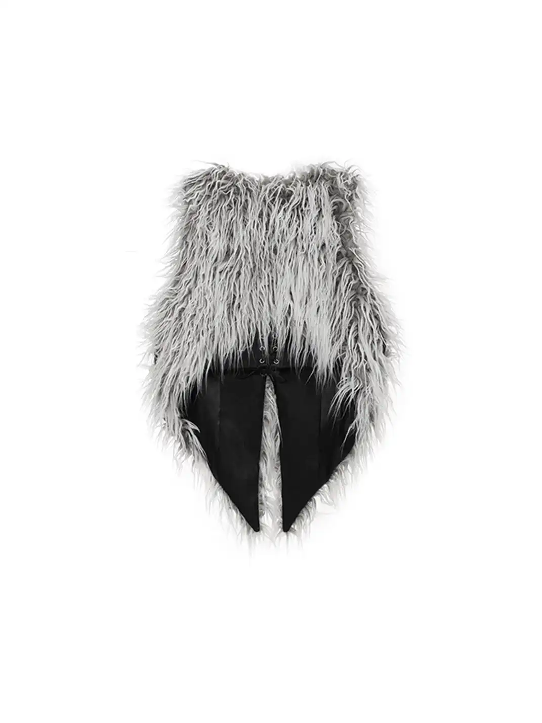 FULLTIDE | Gradient Irregular Fur Vest