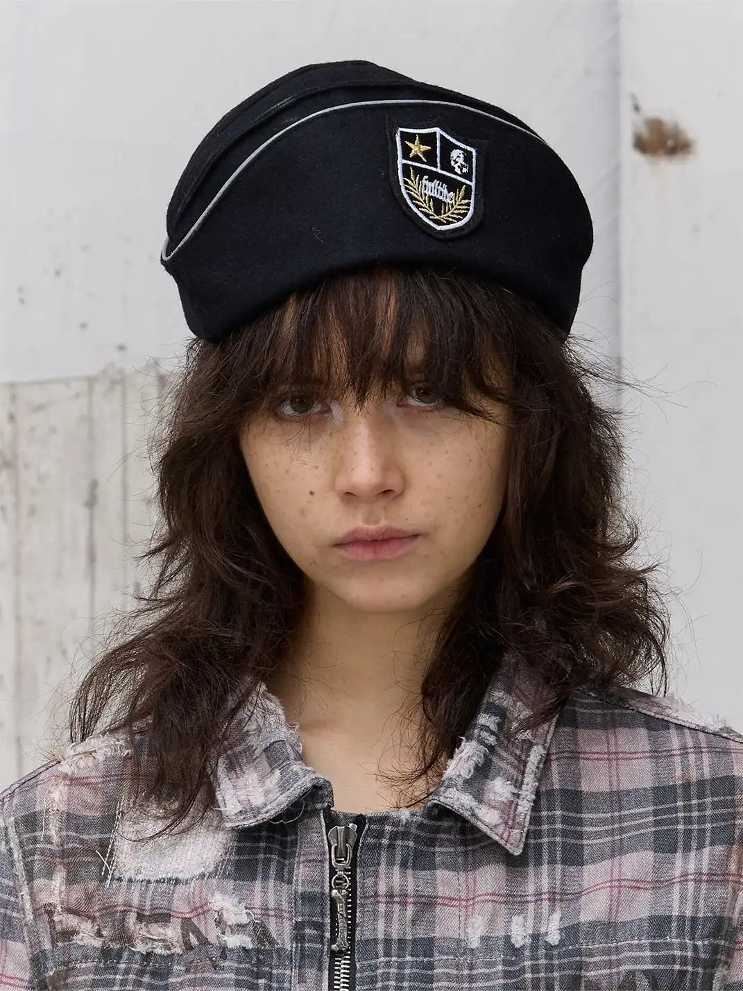 FULLTIDE | Scottish Plaid Boat Cap Beret