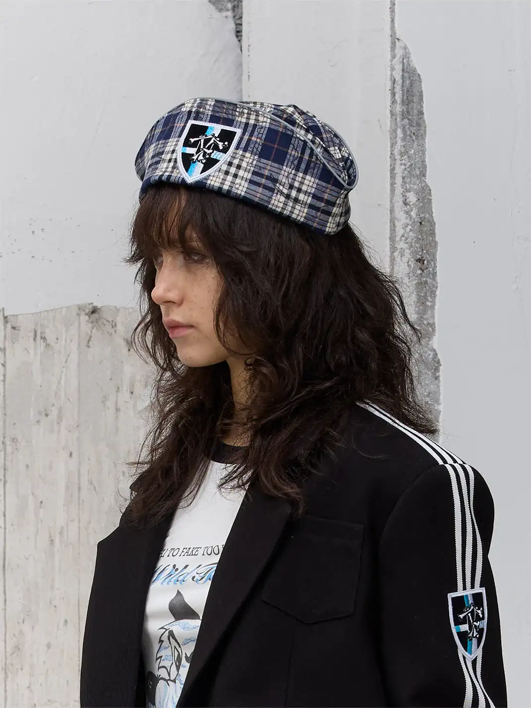 FULLTIDE | Scottish Plaid Boat Cap Beret