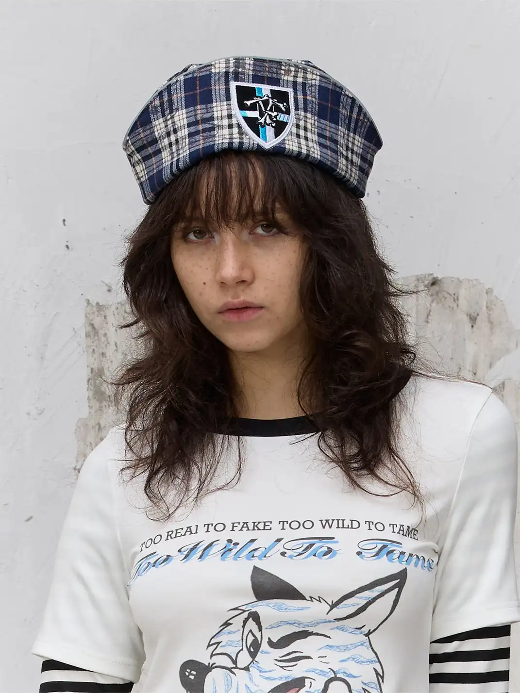 FULLTIDE | Scottish Plaid Boat Cap Beret