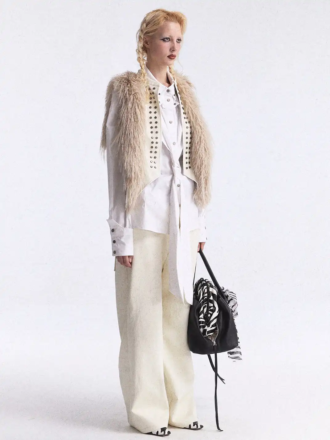 FULLTIDE | Studded Gradient Leather Vest