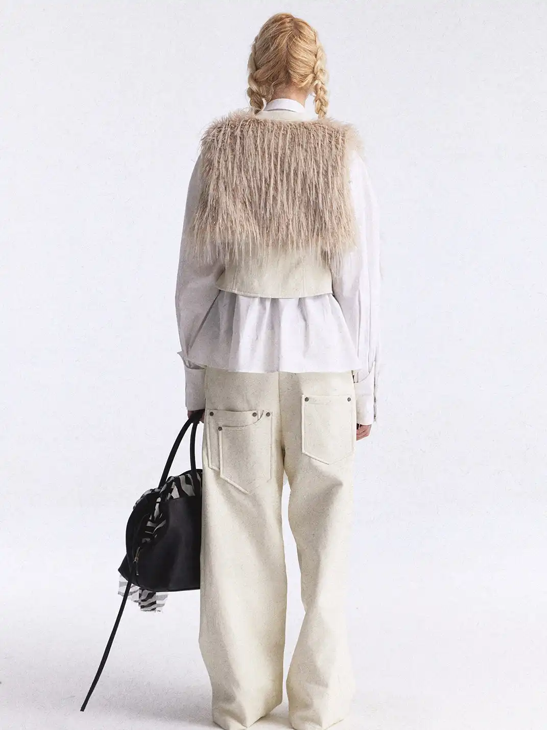 FULLTIDE | Studded Gradient Leather Vest