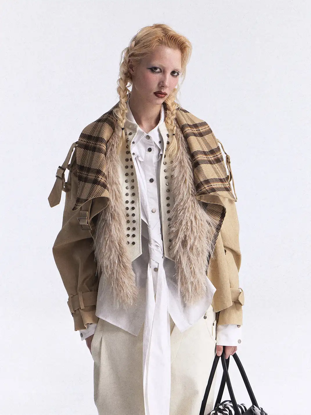 FULLTIDE | Studded Gradient Leather Vest