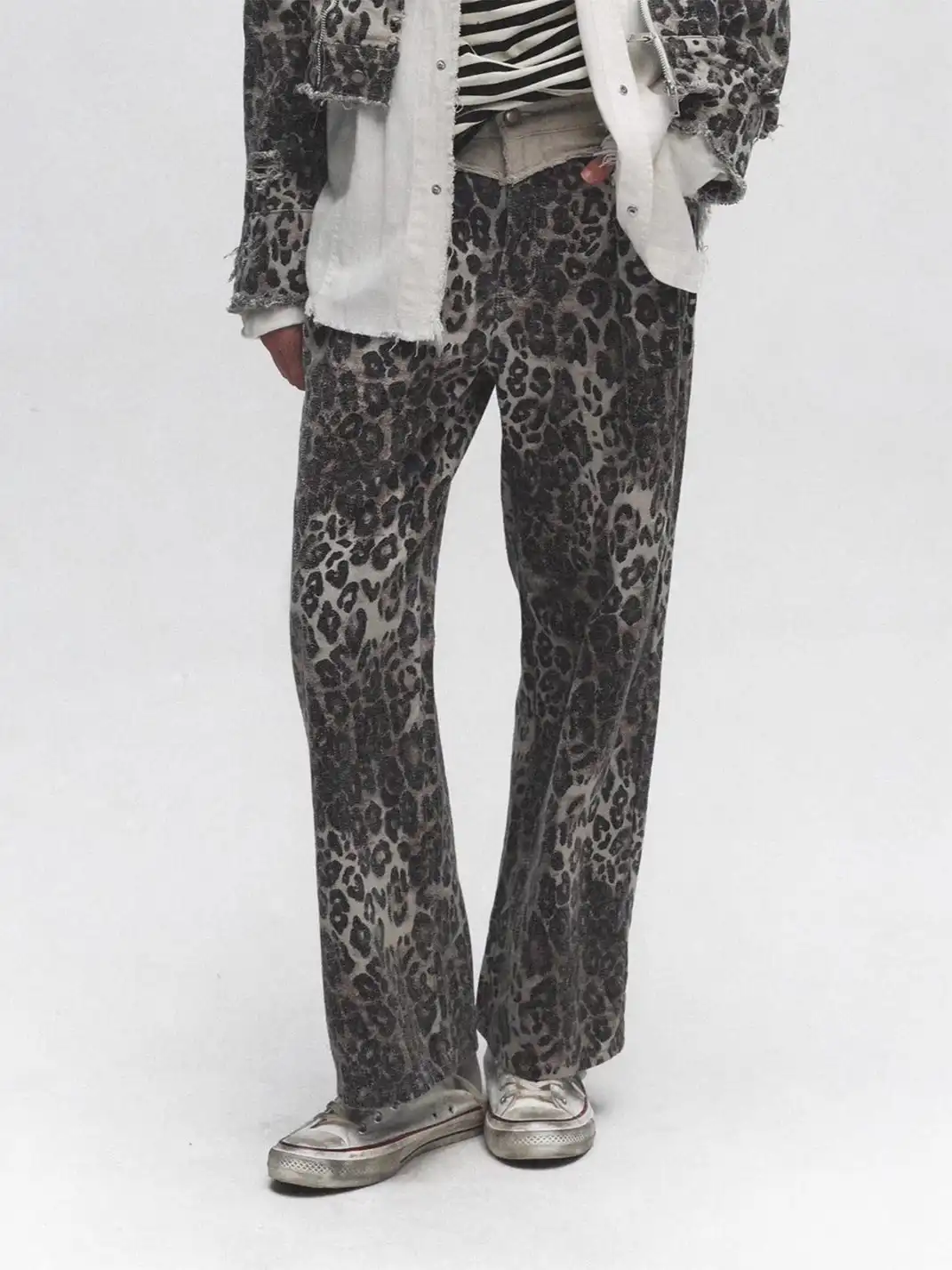 FULLTIDE | Retro Leopard Print Pants