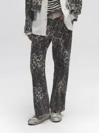 FULLTIDE | Retro Leopard Print Pants