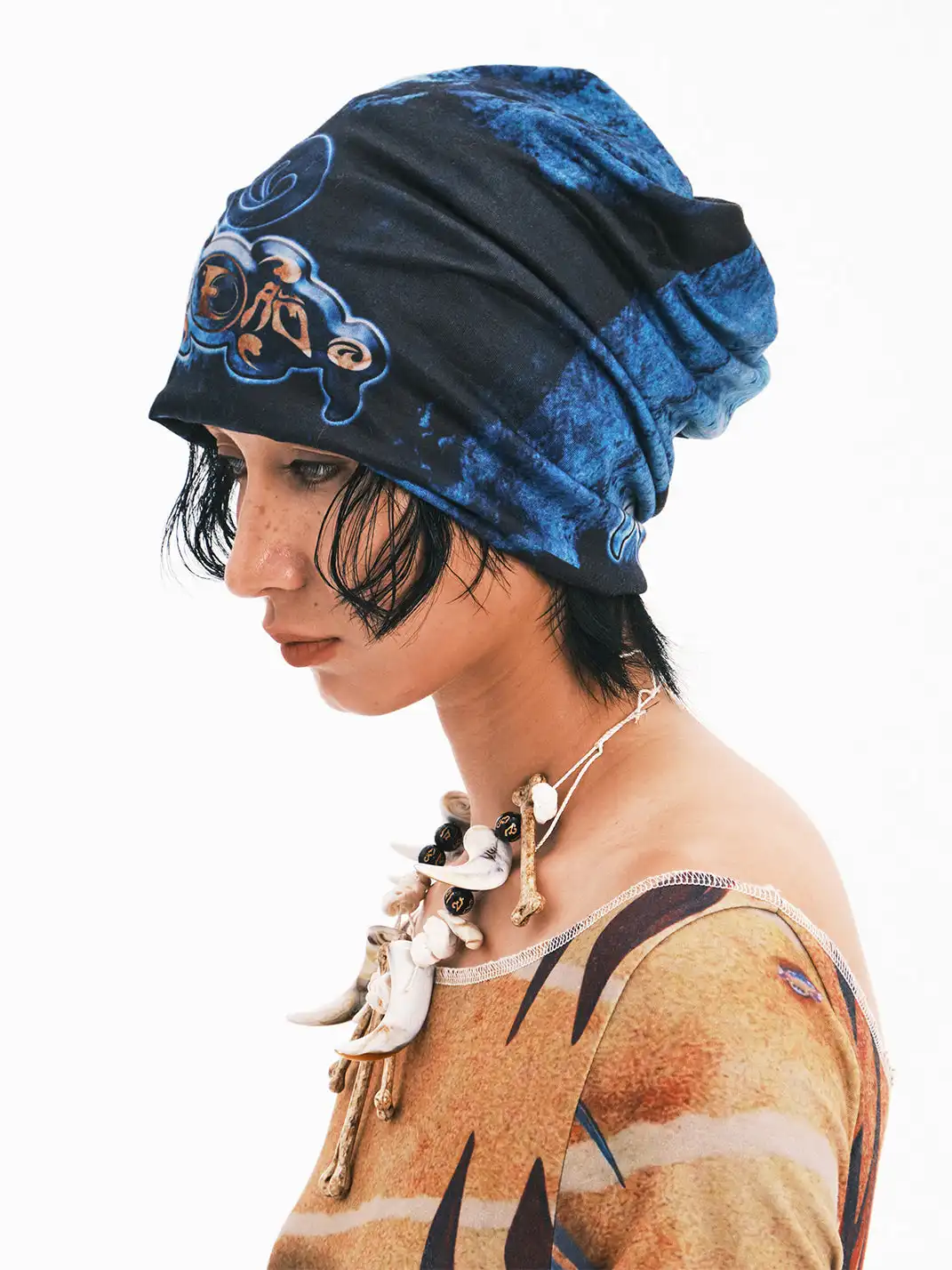 Embryo | Totem Ancient Book Tribe Print Beanie