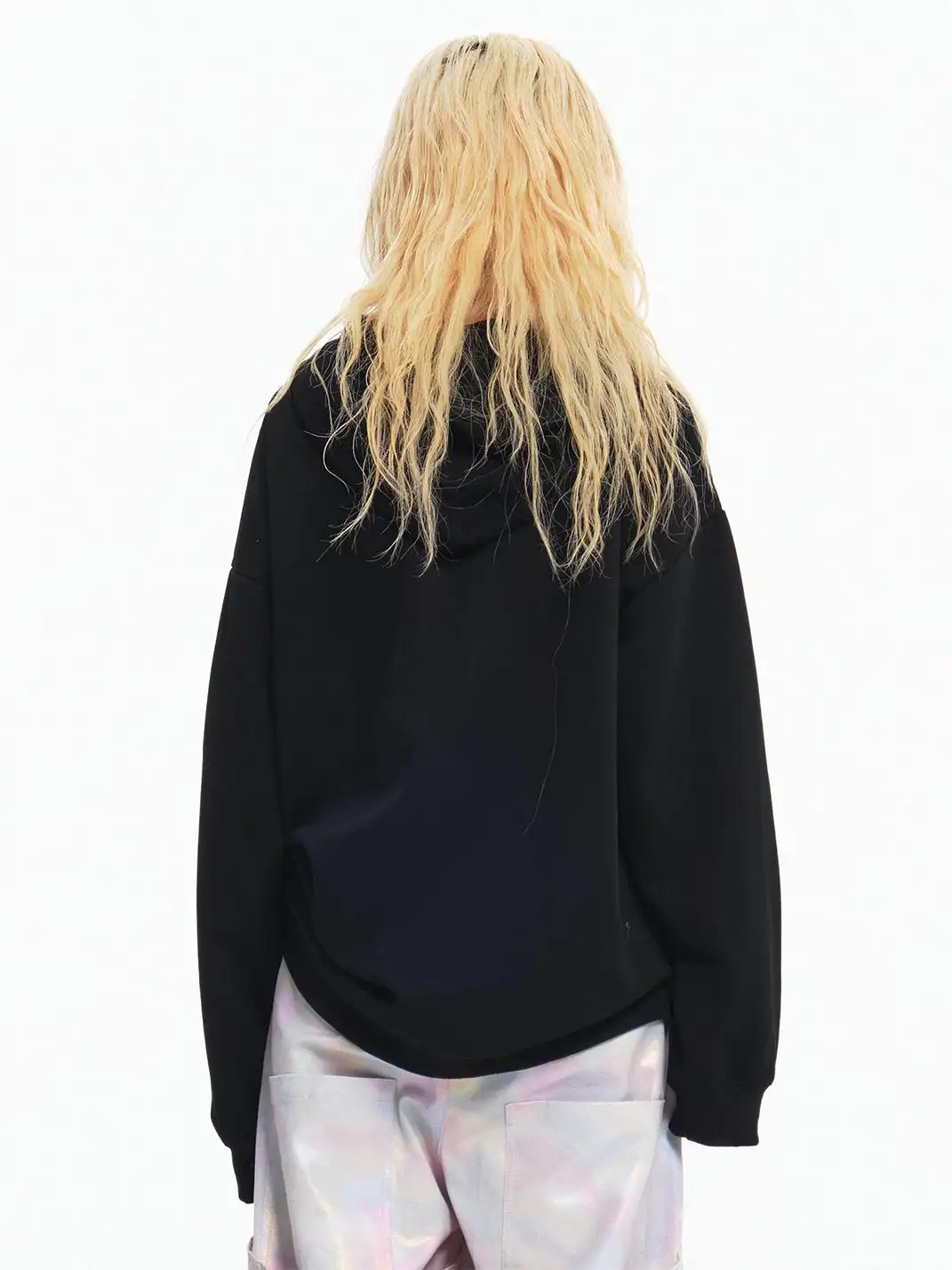 Embryo | Cross-Print Hooded Sweatshirt