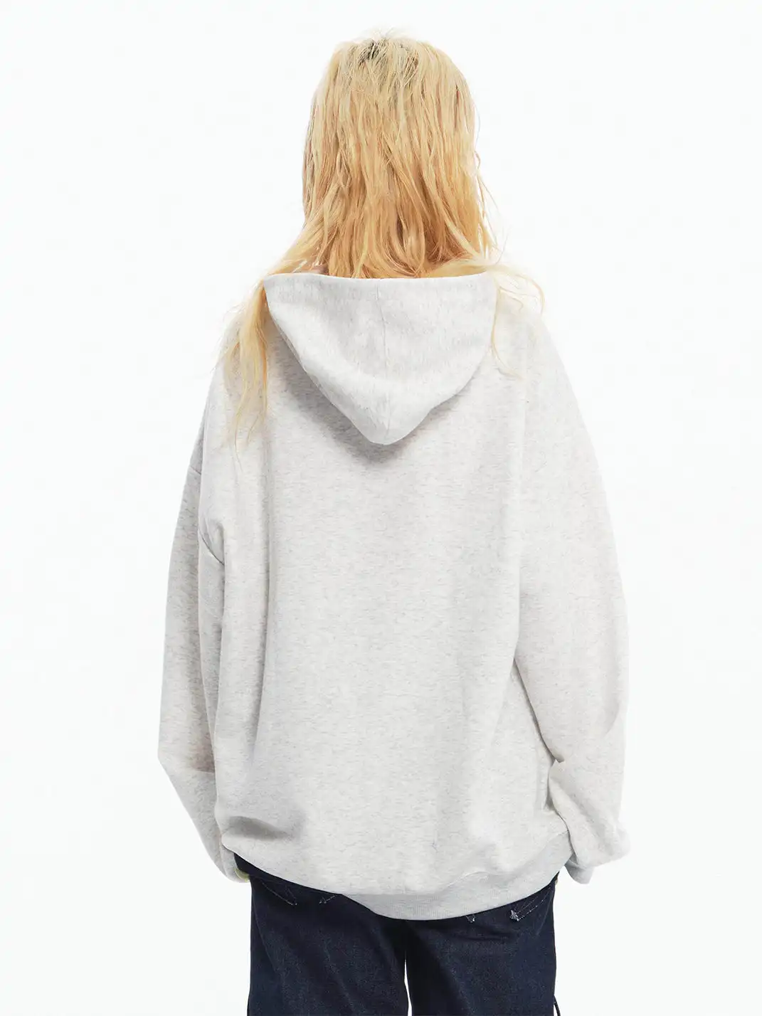 Embryo | Star Print Portrait Hooded Sweatshirt