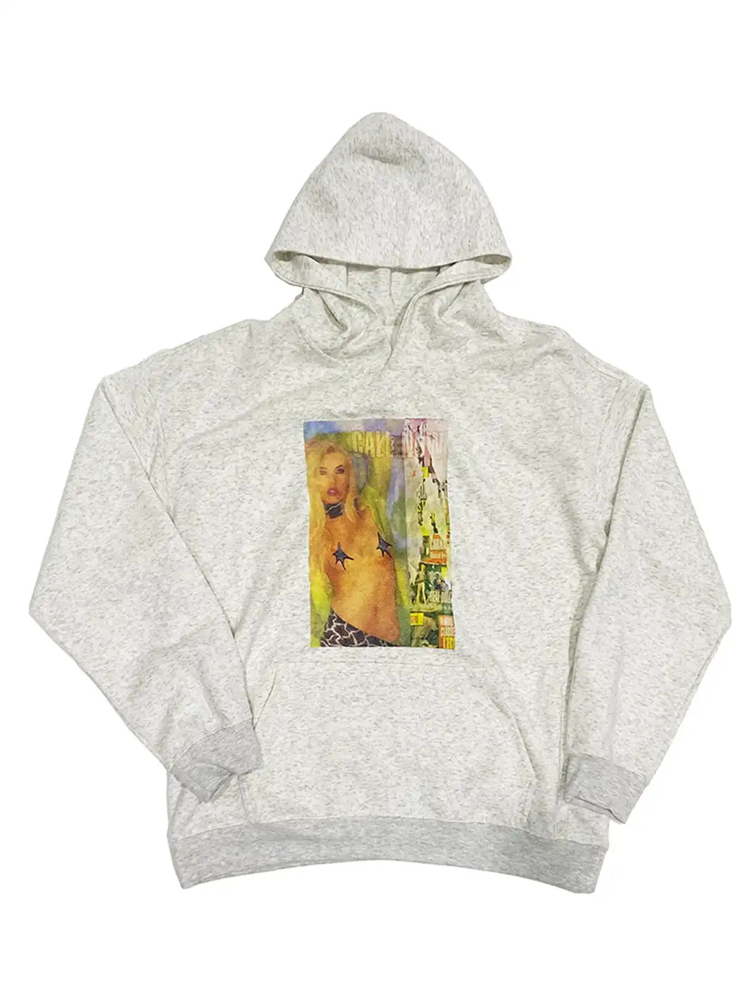 Embryo | Star Print Portrait Hooded Sweatshirt