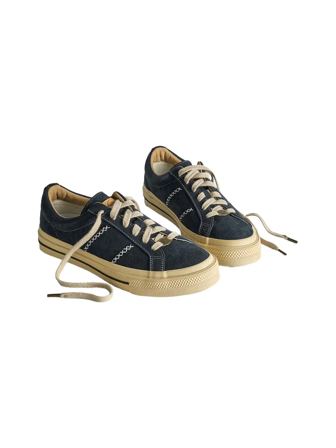PIPG | Suede Platform Vulcanized Shoes