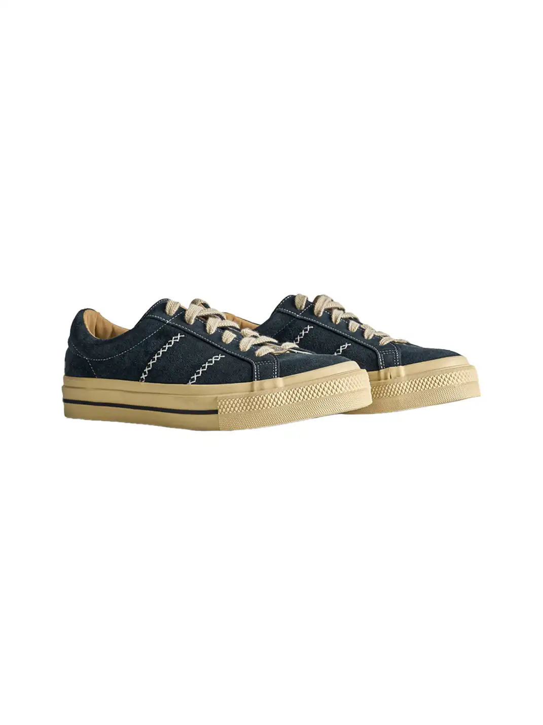 PIPG | Suede Platform Vulcanized Shoes