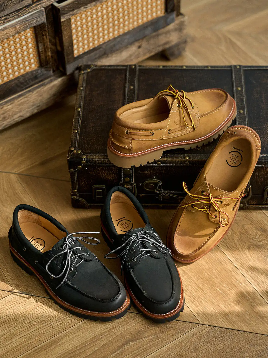 PIPG | Retro Suede Cargo Loafers