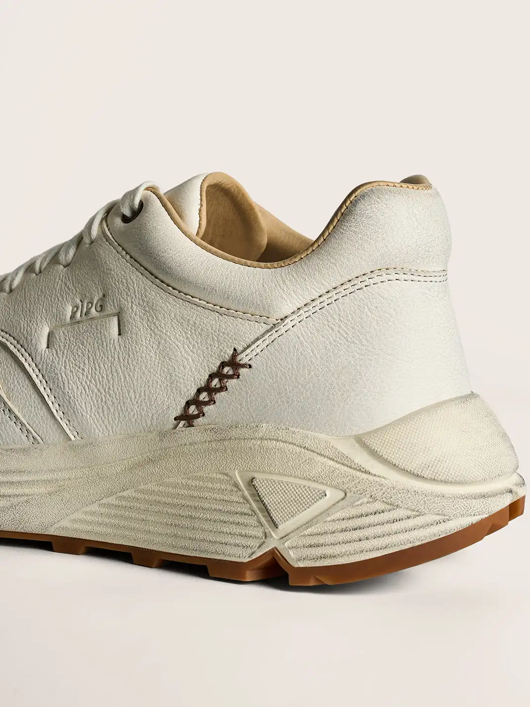 PIPG | Black Warrior Genuine Leather Sneakers
