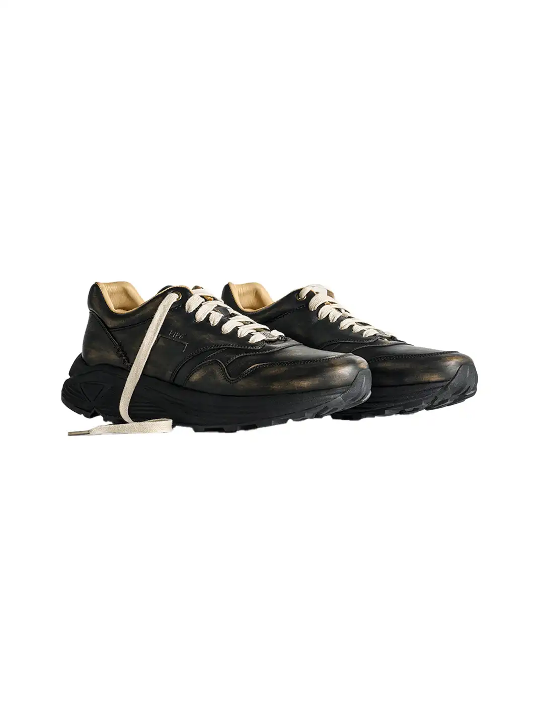 PIPG | Black Warrior Genuine Leather Sneakers