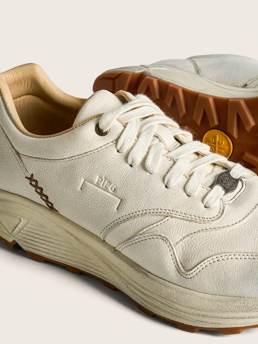 PIPG | Black Warrior Genuine Leather Sneakers