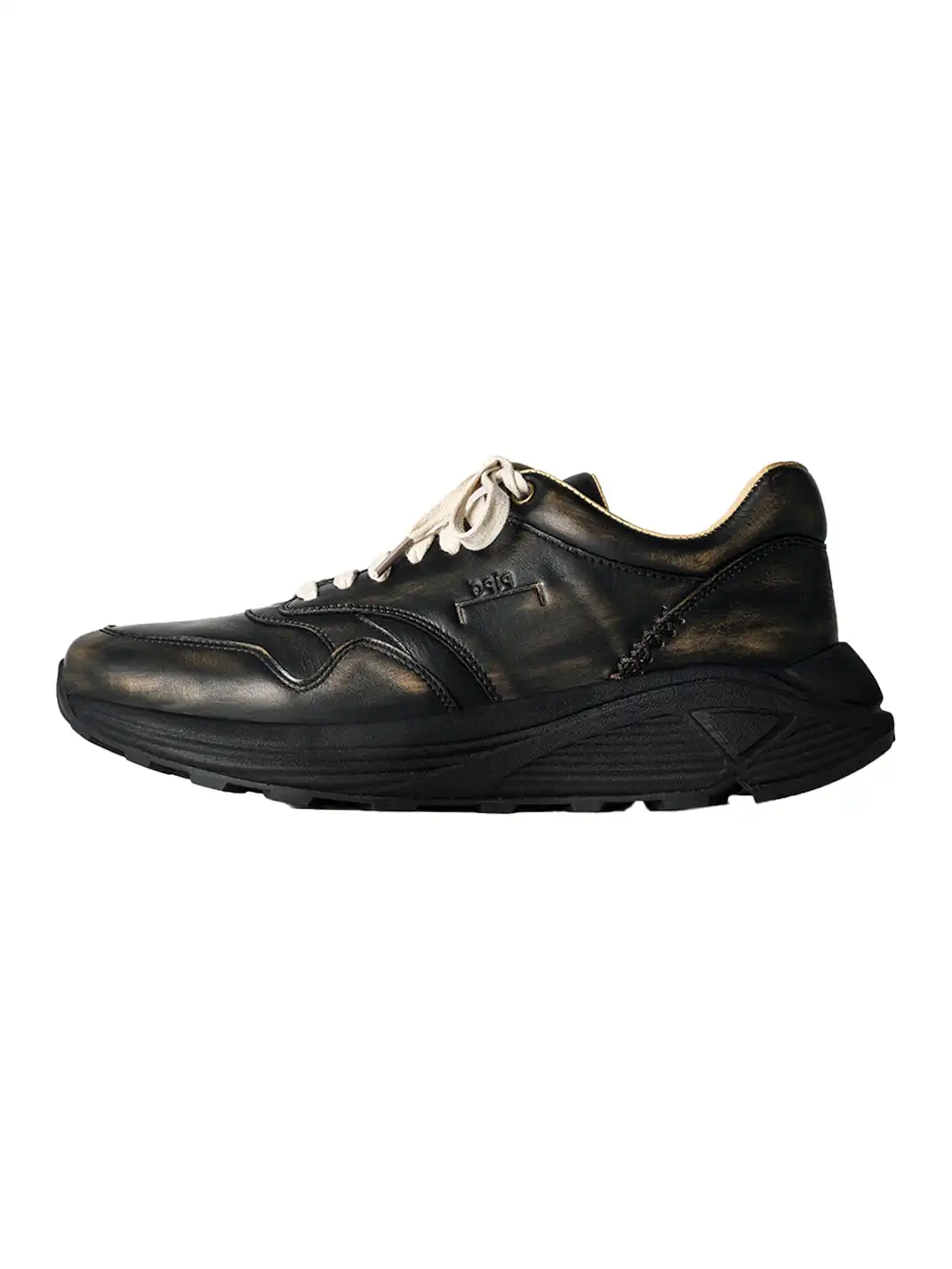 PIPG | Black Warrior Genuine Leather Sneakers