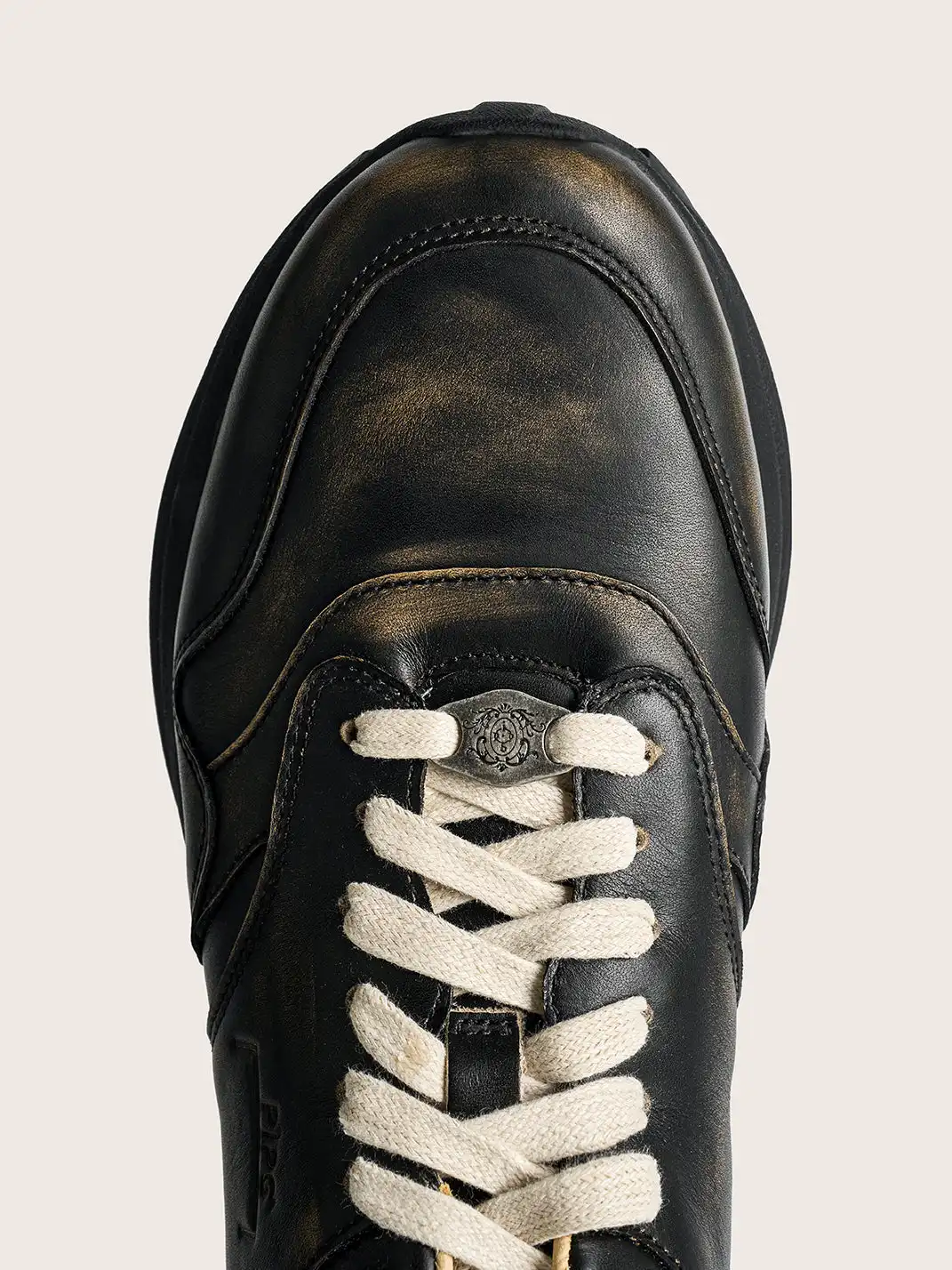 PIPG | Black Warrior Genuine Leather Sneakers