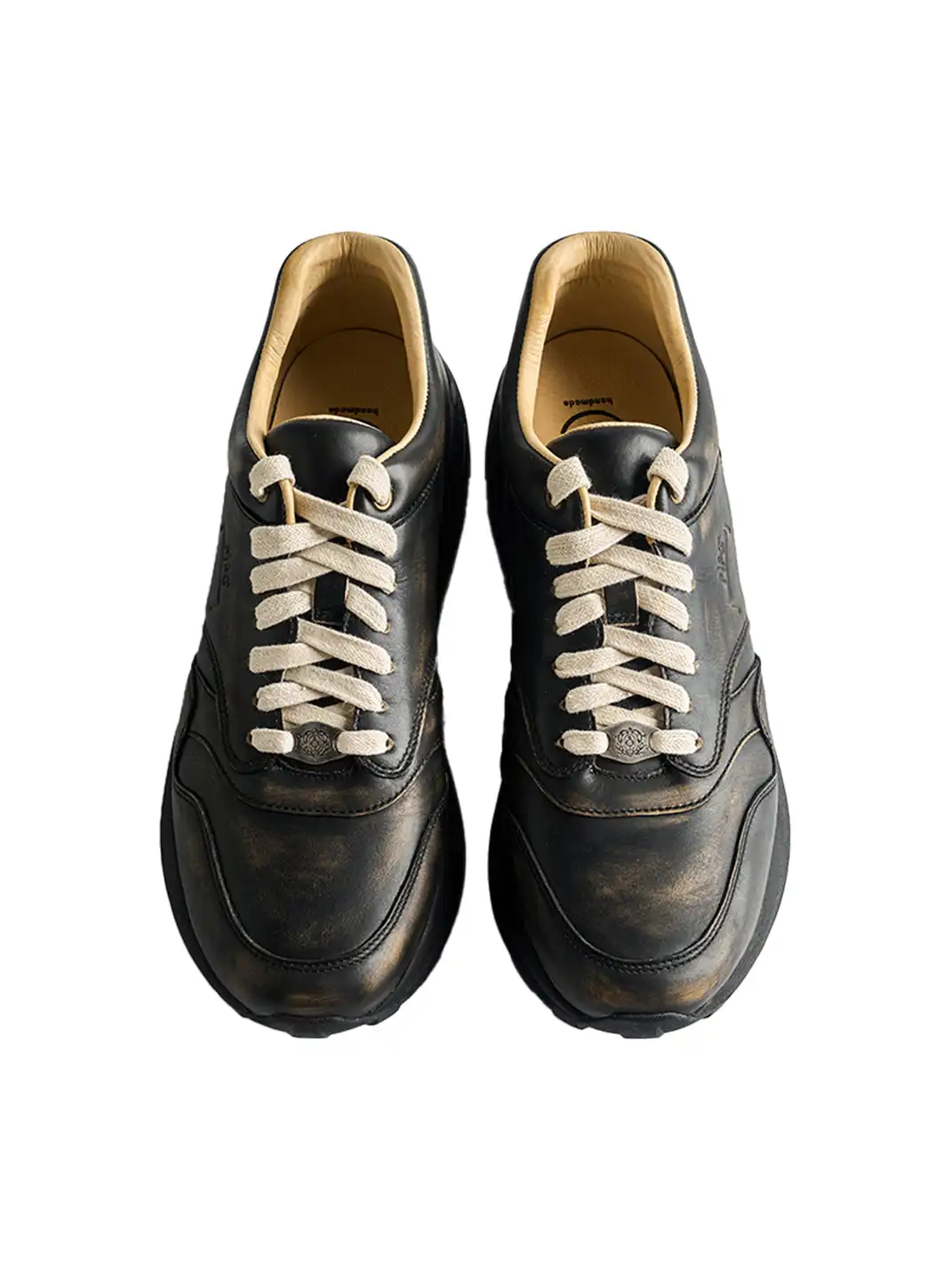 PIPG | Black Warrior Genuine Leather Sneakers
