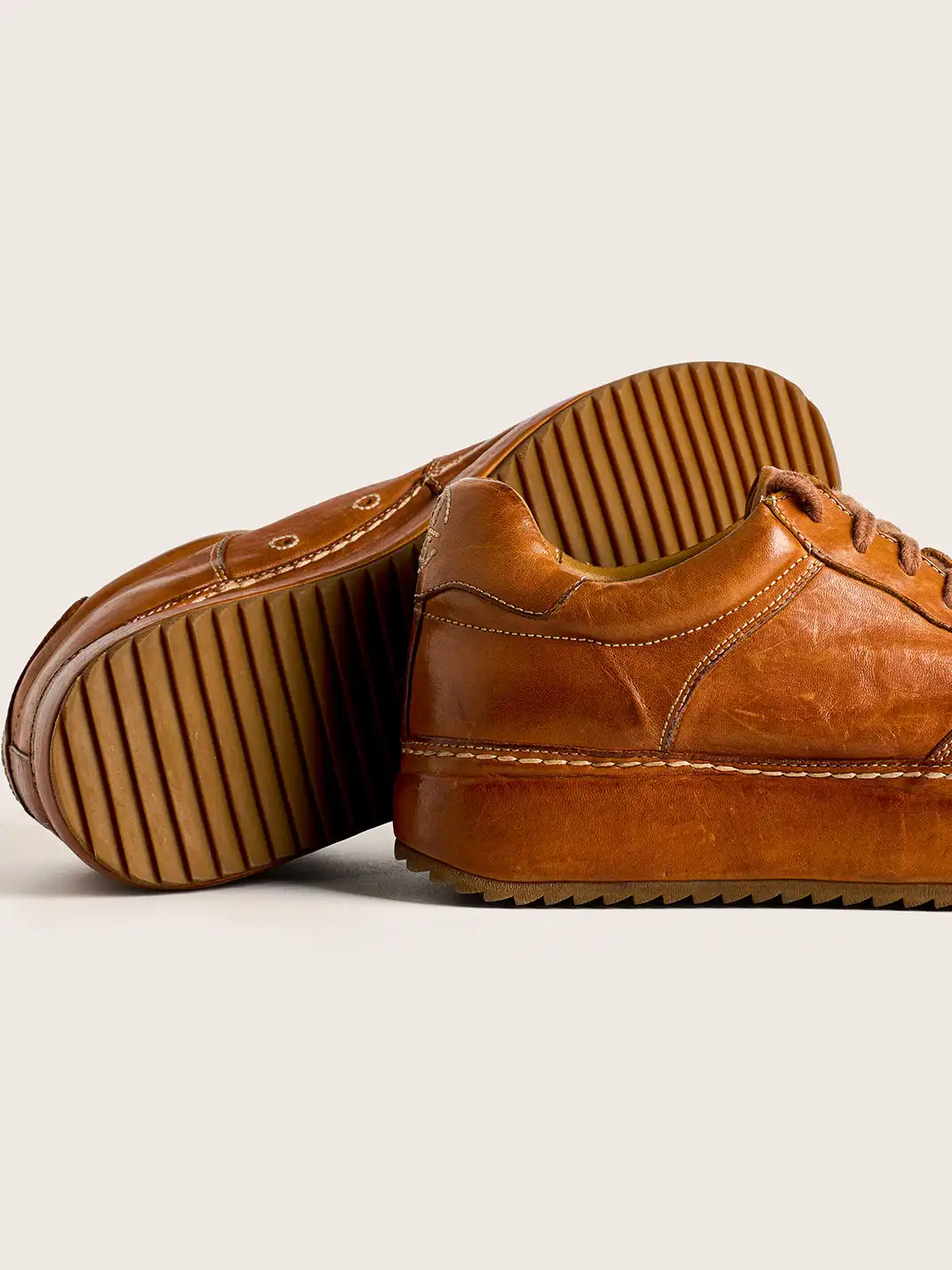 PIPG | Retro Horse Leather Casual Sneakers