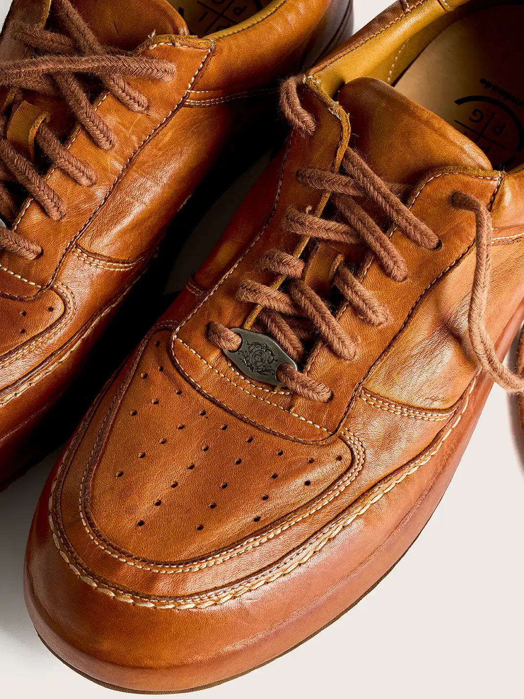 PIPG | Retro Horse Leather Casual Sneakers
