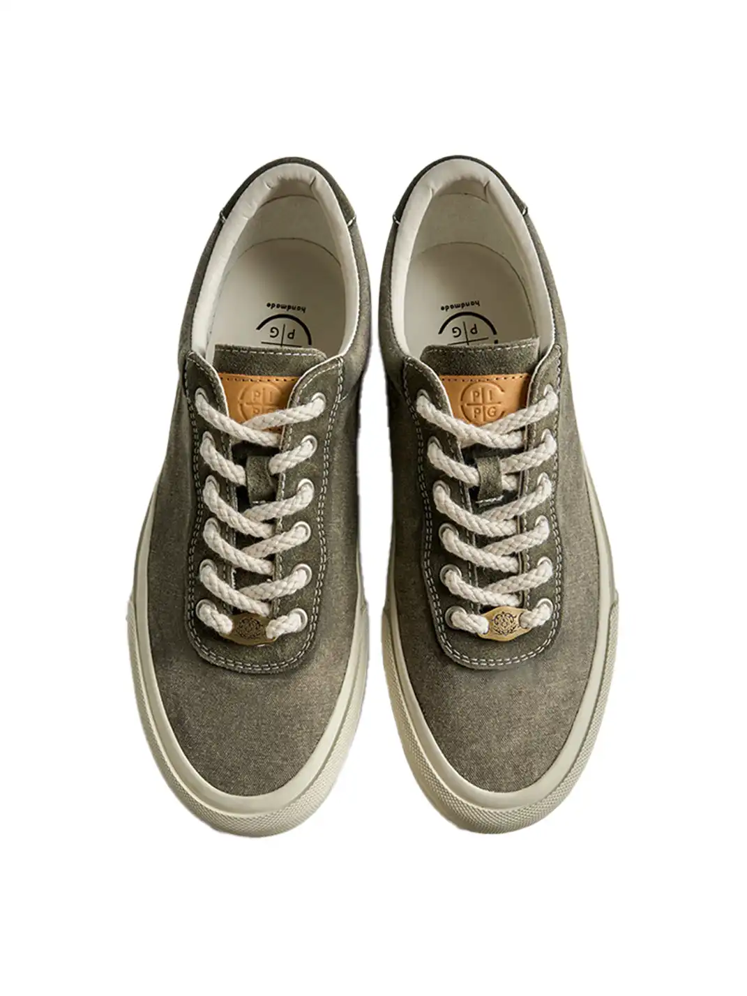 PIPG | Washed Denim High-Density Canvas Sneakers