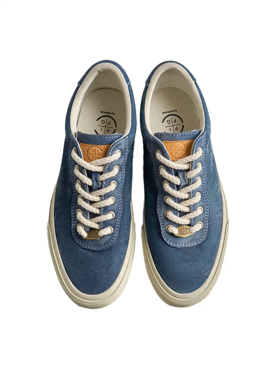 PIPG | Washed Denim High-Density Canvas Sneakers