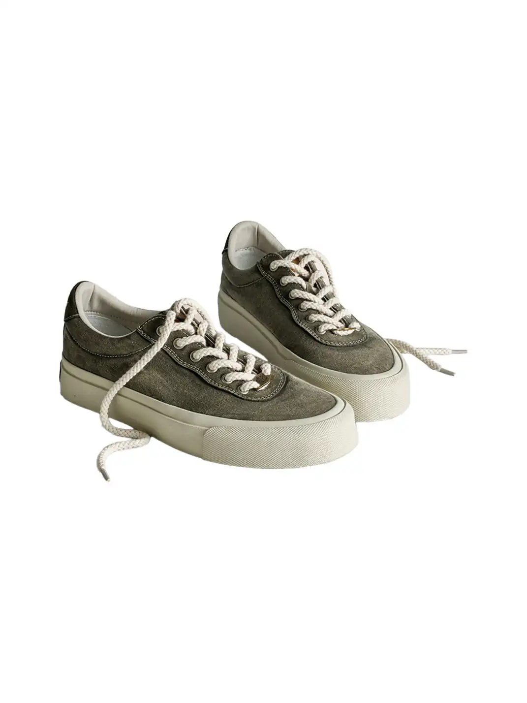 PIPG | Washed Denim High-Density Canvas Sneakers