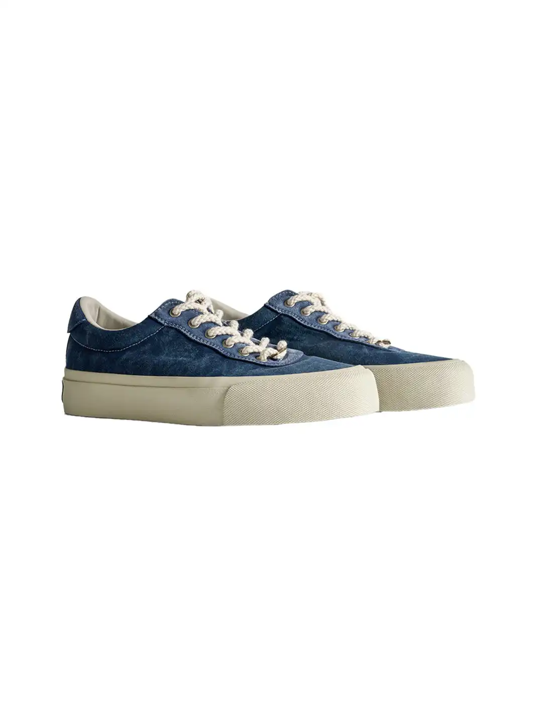 PIPG | Washed Denim High-Density Canvas Sneakers