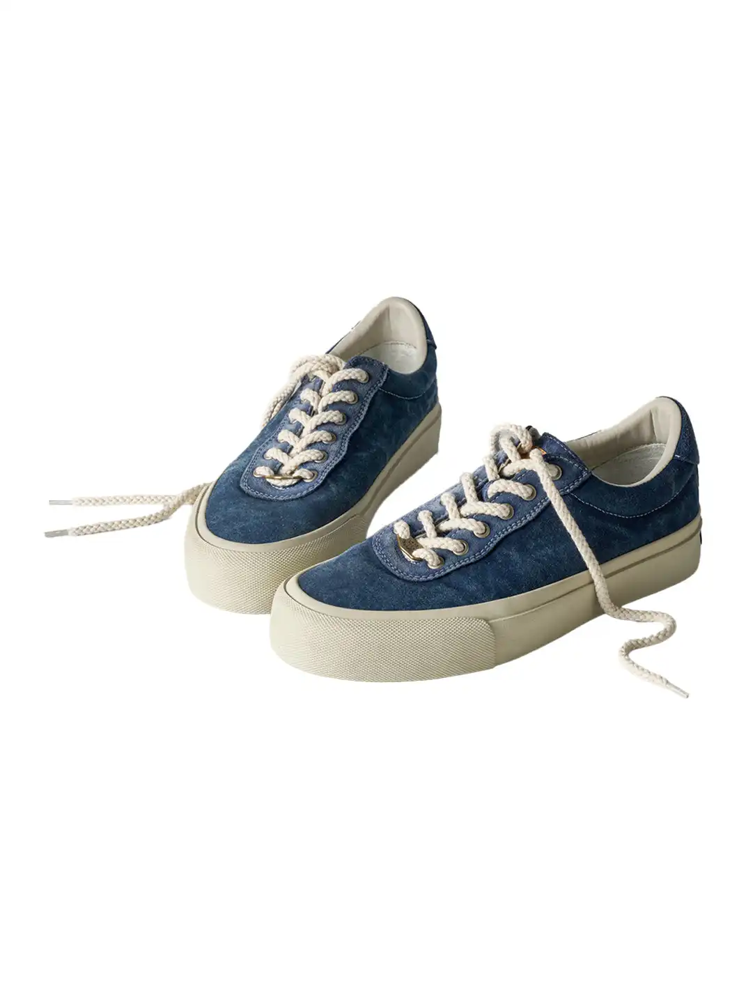 PIPG | Washed Denim High-Density Canvas Sneakers