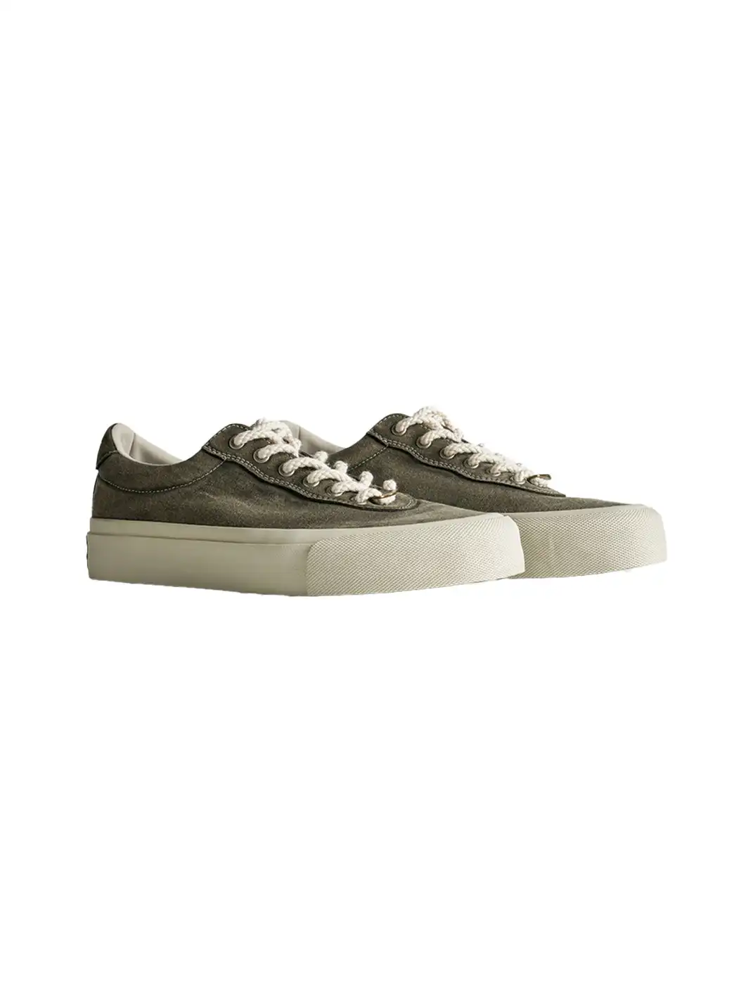 PIPG | Washed Denim High-Density Canvas Sneakers