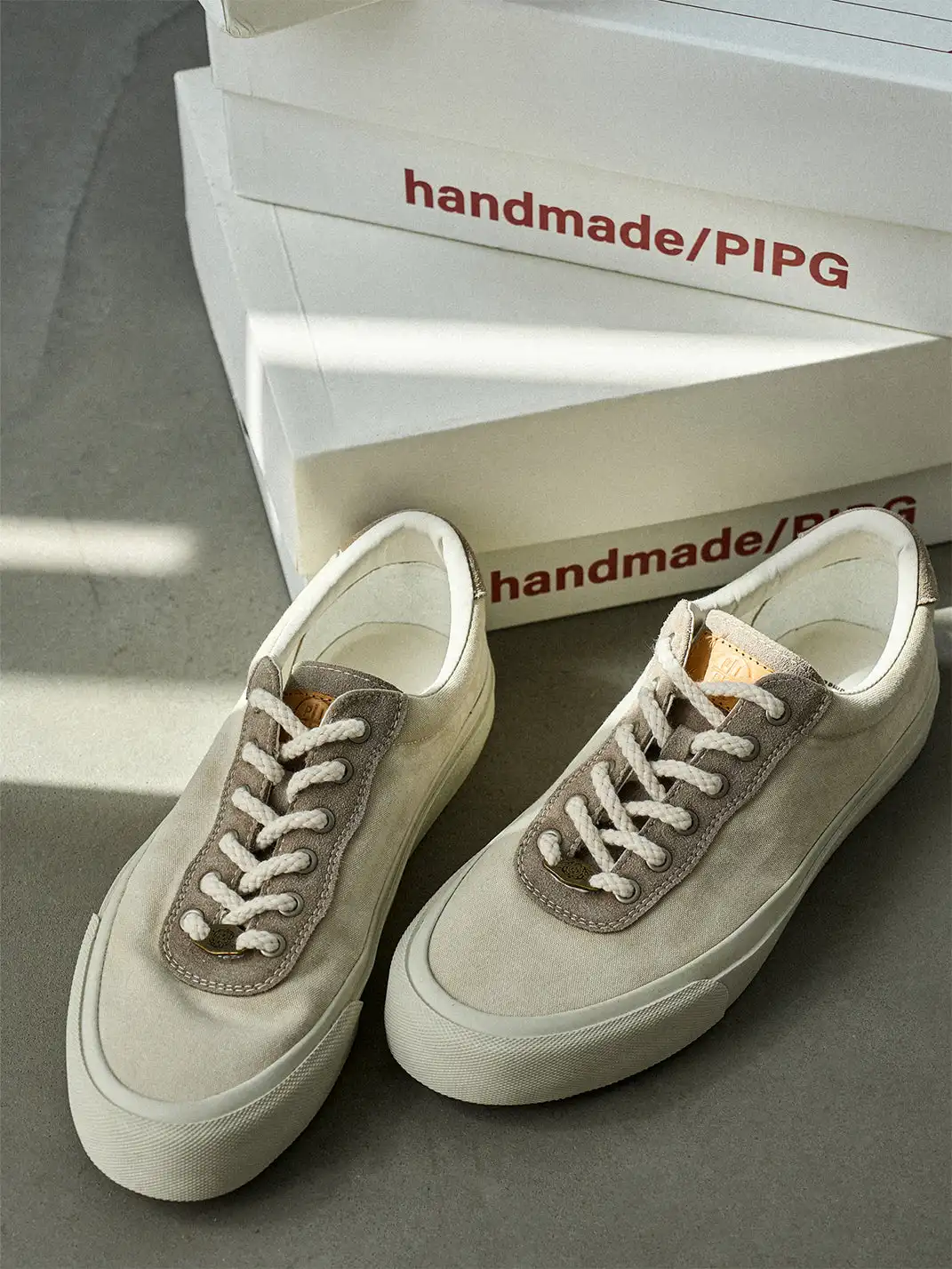 PIPG | Washed Denim High-Density Canvas Sneakers