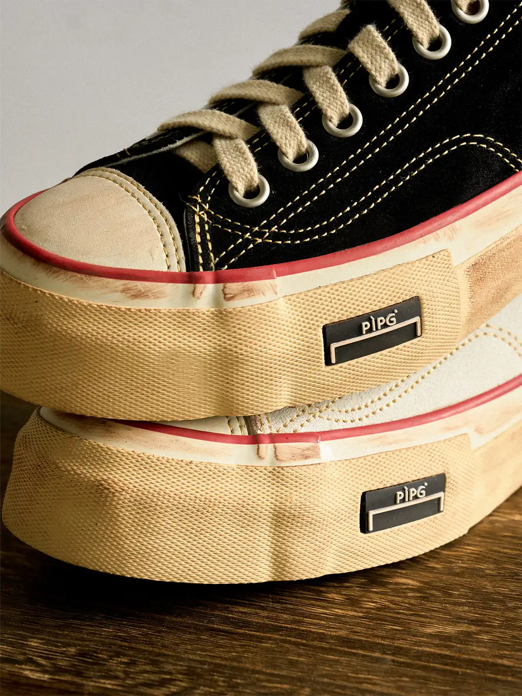 PIPG | Retro Distressed Canvas Shoes