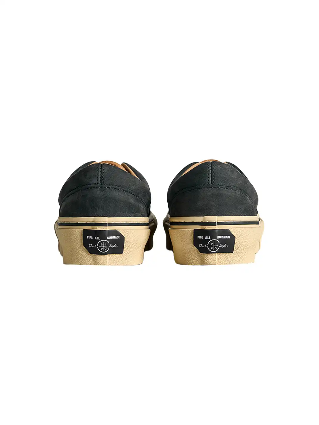 PIPG | Vintage Distressed Genuine Leather Canvas Shoes